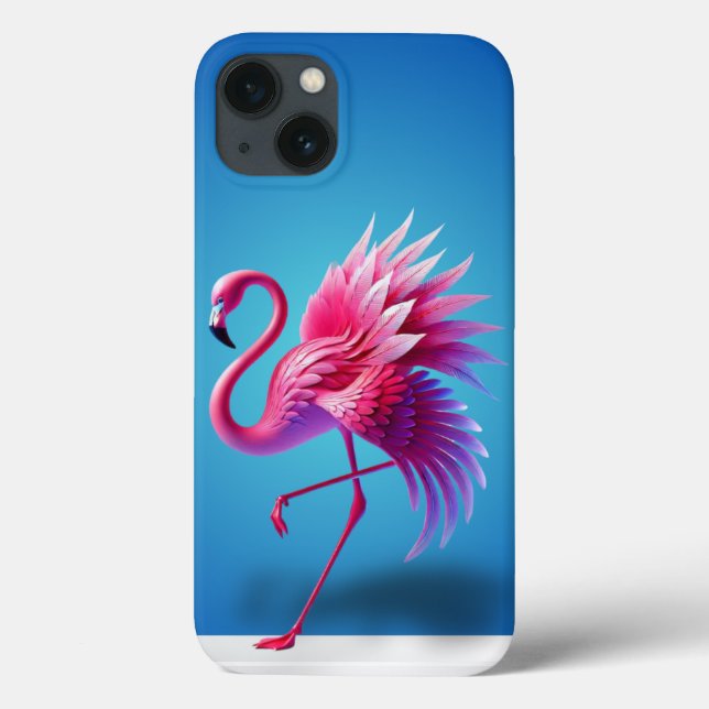 Flamingo Tropical Phone Case (Back)