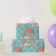 Flamingo Tropical Pink Birds Girls Birthday