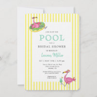 Flamingo Tropical POOL party  Bridal shower 