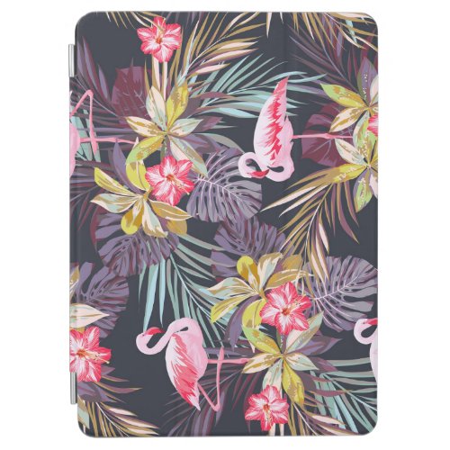 Flamingo Tropical Summer Seamless Pattern iPad Air Cover
