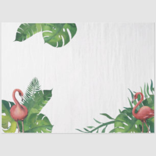 Flamingo Tropical Vibes Series Design 6 Tissue Paper