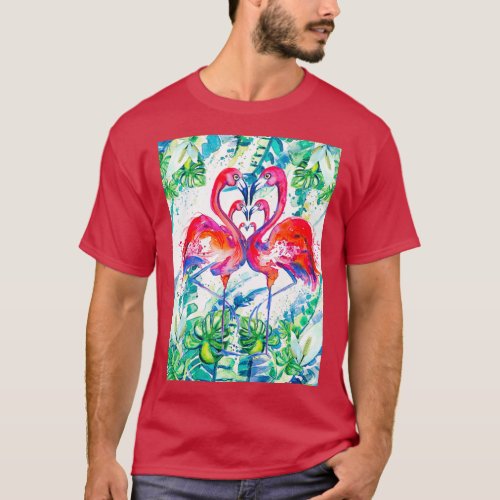 Flamingo Tropicana T_Shirt