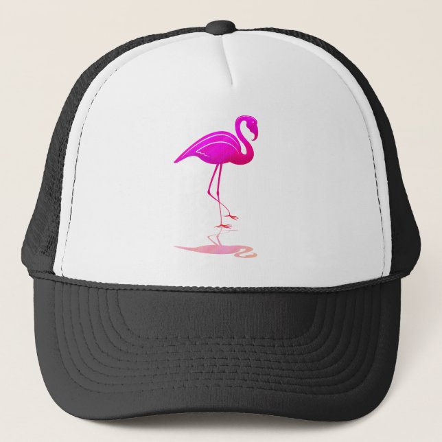 flamingo trucker hat (Front)