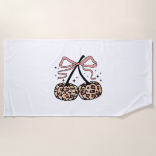Flamingo Turkey Cute Flamingo Turkey Fall Leaf Tha Beach Towel