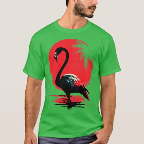 Flamingo under the sun T_Shirt