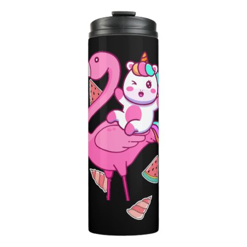 Flamingo Unicorn    Thermal Tumbler