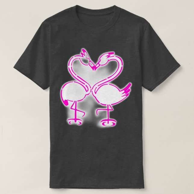 flamingo valentine T-Shirt (Design Front)