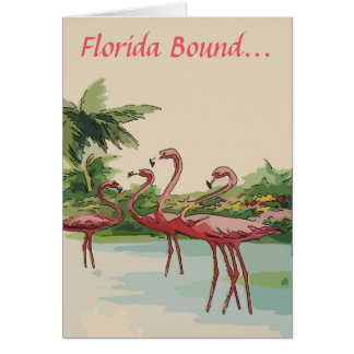 Flamingo Vintage Card, edit text