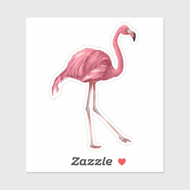 Flamingo Vinyl Custom Sticker (Sheet)