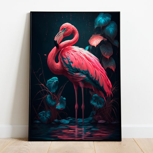 Flamingo Wall Art Poster Printable Wall Art