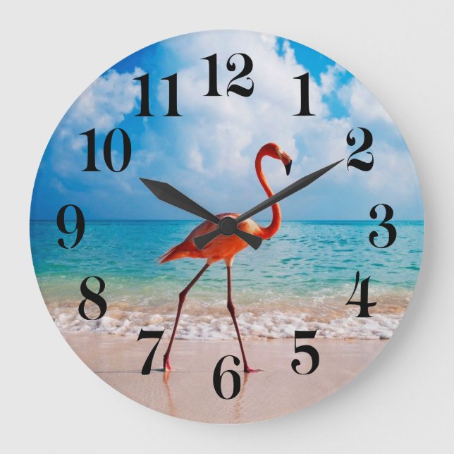 Flamingo Wall Clock (Front)