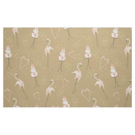 Flamingo Wedding Large Multi Fabric