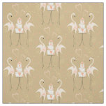 Flamingo Wedding Small Fabric