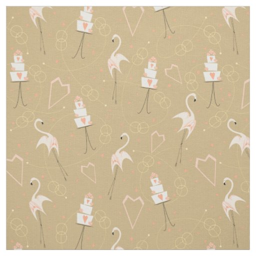 Flamingo Wedding Small Multi Fabric
