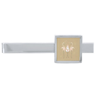 Flamingo Wedding tie bar
