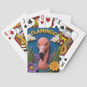 Flamingo Wetland Pool Modern KlayKoo Poker Cards