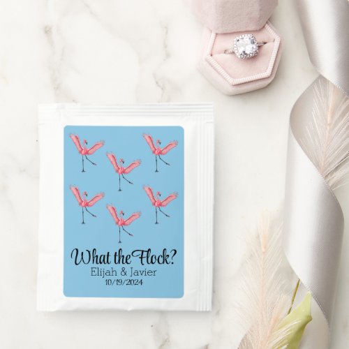 Flamingo What the Flock Destination Wedding Tea Bag Drink Mix