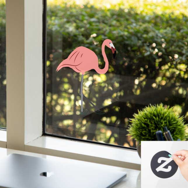 Flamingo Window Cling (Office)