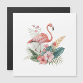 Flamingo With Flowers (Front/Back)