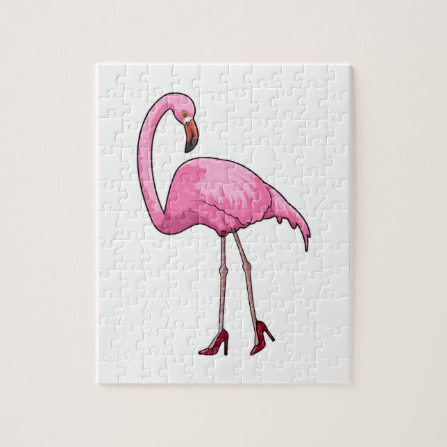 Flamingo with High heels Jigsaw Puzzle (Vertical)