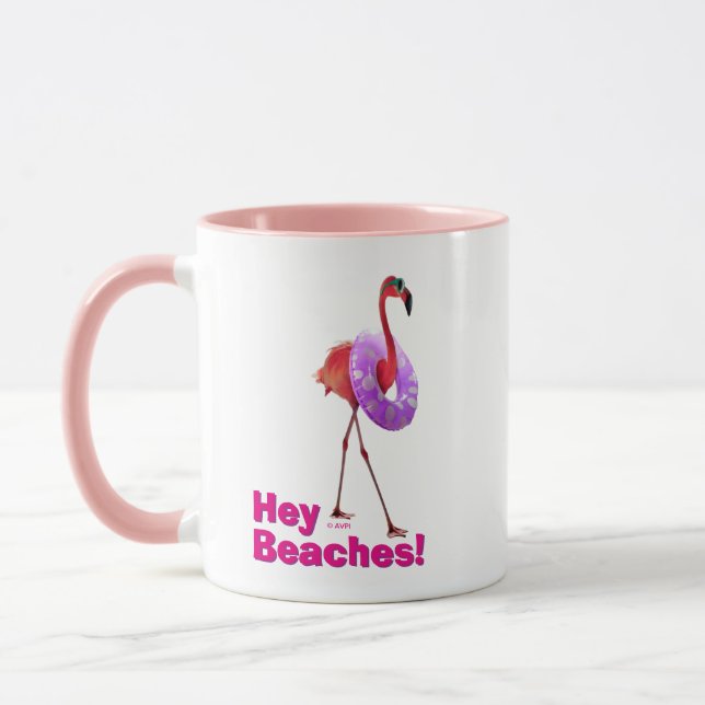 Flamingo With Inner Tube Mug (Left)