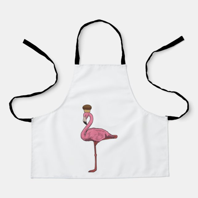 Flamingo with Muffin Apron (Front)