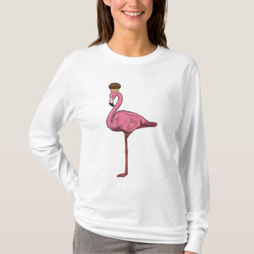 Flamingo with Muffin T_Shirt