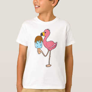 Flamingo with Popsicle T-Shirt