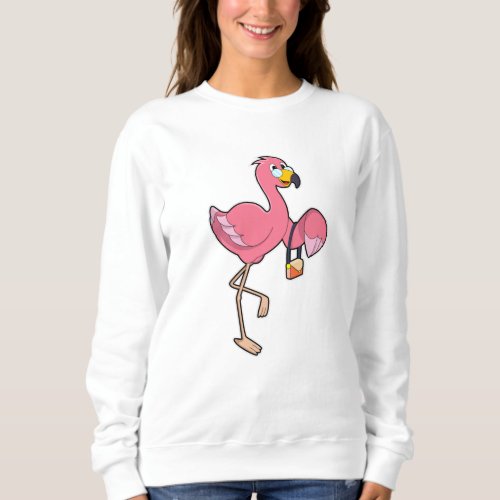 Flamingo with Purse Sweatshirt