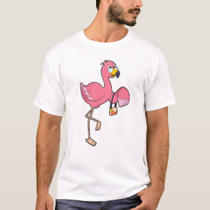 Flamingo with Purse T-Shirt
