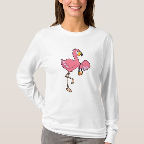 Flamingo with Purse T_Shirt