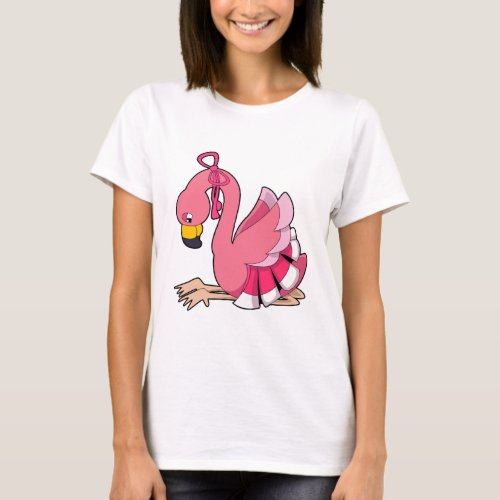 Flamingo with Ribbon T_Shirt