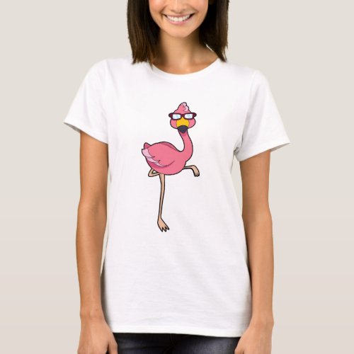 Flamingo with Sunglasses T_Shirt