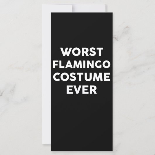 Flamingo | Worst Flamingo Costume Ever (Front)
