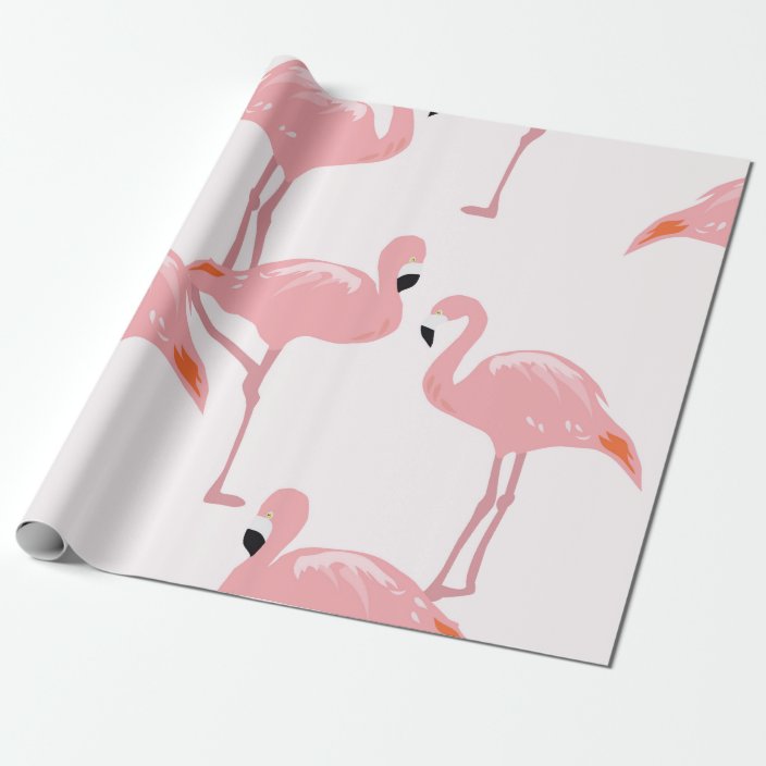 Flamingo Wrapping Paper | Zazzle.com