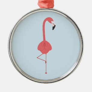 FLAMINGO YOGA METAL ORNAMENT