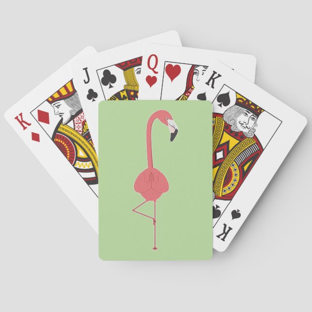 FLAMINGO YOGA POKER CARDS (Back)