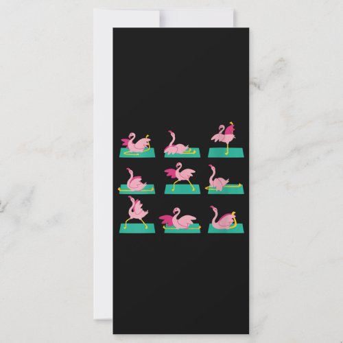 Flamingo Yoga Poses Meditation Workout Exercise