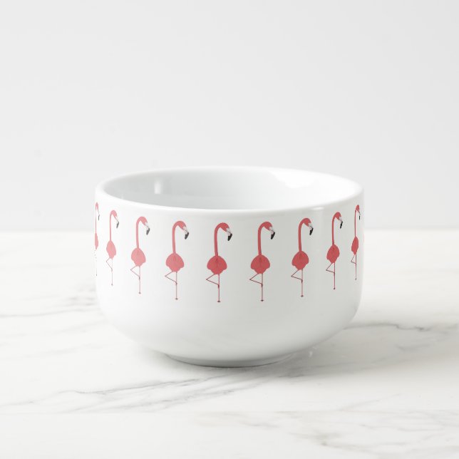 FLAMINGO YOGA SOUP MUG (Front)