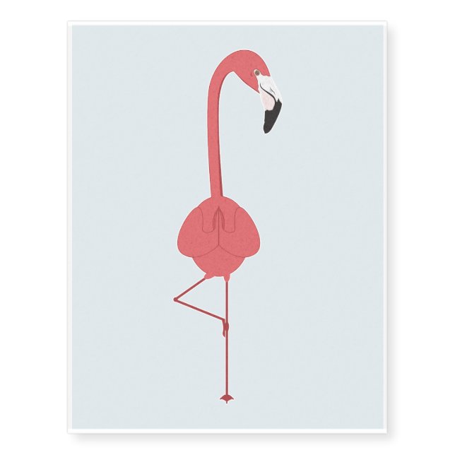 FLAMINGO YOGA TEMPORARY TATTOOS (Front)
