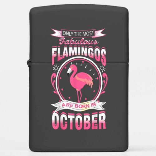 Flamingo Zippo Lighter  Colorful Zippo  