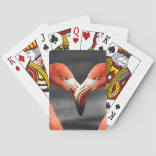 Flamingoes in Love Poker Cards