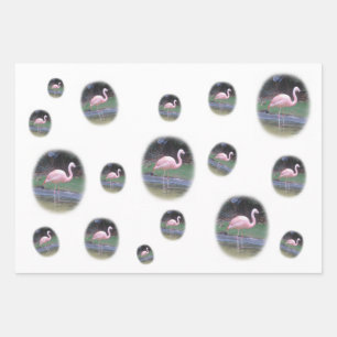FlamingoFun Wrapping Paper Sheets