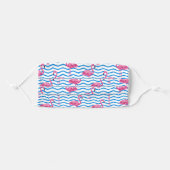 Flamingos Adult Cloth Face Mask (Front, Folded)