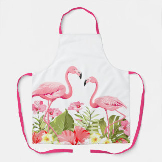 Flamingos Apron