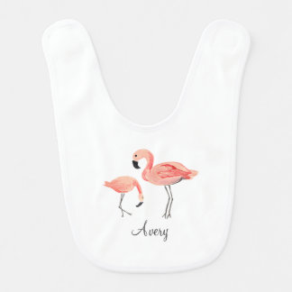Flamingos Baby Bib