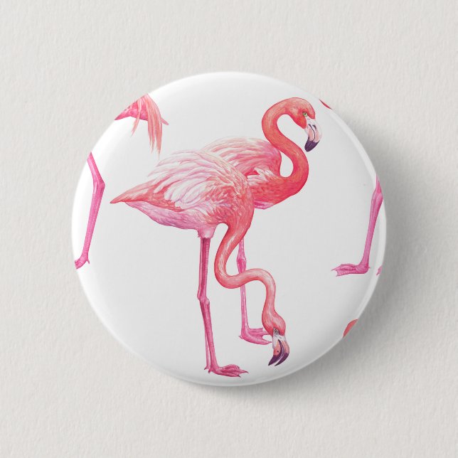 Flamingos Button (Front)