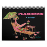 Flamingos Calendar at Zazzle