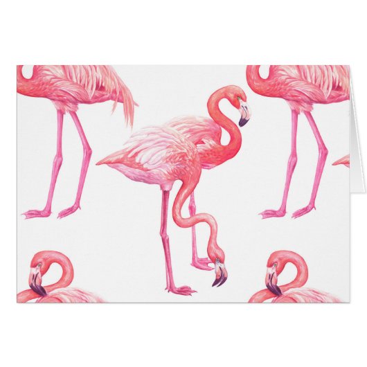 Flamingos Cards (Front Horizontal)