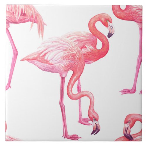 Flamingos Ceramic Tile